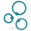 Blue Banana Coloured Titanium BCR (Turquoise)