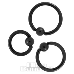 Blue Banana Coloured Titanium BCR (Black)
