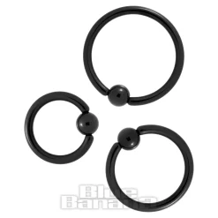 Blue Banana Coloured Titanium BCR (Black)