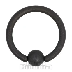 Blue Banana Coloured Titanium BCR (Matt Black)