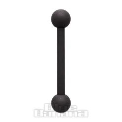 Blue Banana Coloured Titanium 1.6mm Barbell (Matt Black)