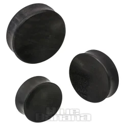 Blue Banana Concave Wood Ear Plug 42-52mm (Black)
