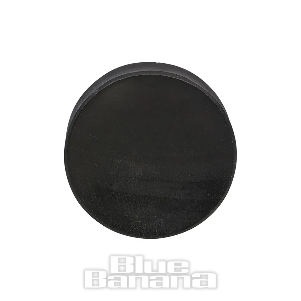 Blue Banana Concave Wood Ear Plug 42-52mm (Black)