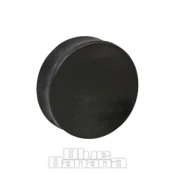 Blue Banana Concave Wood Ear Plug 42-52mm (Black)