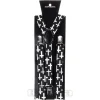 Blue Banana Crosses Braces (Black)