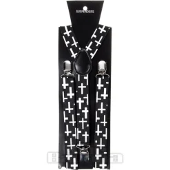 Blue Banana Crosses Braces (Black)