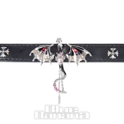Blue Banana Dragon Choker (Silver)
