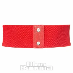 Blue Banana Elastic Bow Belt (Red)