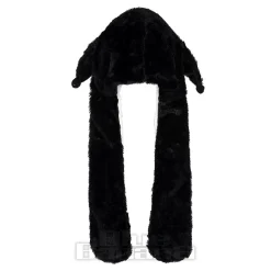 Blue Banana Face and Skull Ear Hat With Lights (Black)