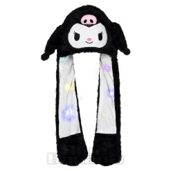 Blue Banana Face and Skull Ear Hat With Lights (Black)