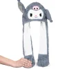 Blue Banana Face and Skull Ear Hat With Lights (Grey)