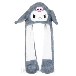 Blue Banana Face and Skull Ear Hat With Lights (Grey)