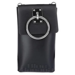 Blue Banana Faux Leather Ring Bag (Black)