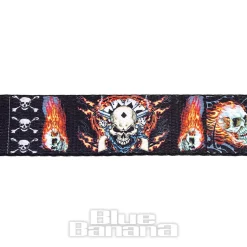 Blue Banana Fire Skull Belt (Black)