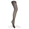 Blue Banana Fishnet And Seam Tights (Black)
