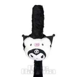 Blue Banana Flipping Ears Panda Skull Headband (Black/White)