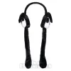 Blue Banana Flipping Ears Panda Headband (Black/White)