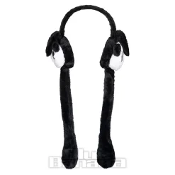 Blue Banana Flipping Ears Panda Headband (Black/White)