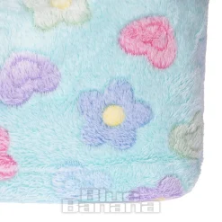 Blue Banana Flowers Handbag (Blue)