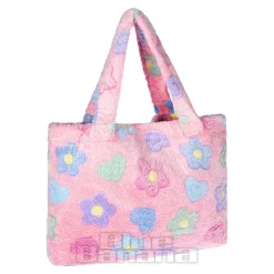 Blue Banana Flowers Handbag (Pink)