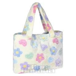 Blue Banana Flowers Handbag (Yellow)