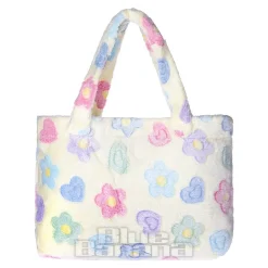 Blue Banana Flowers Handbag (Yellow)