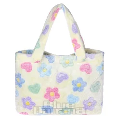 Blue Banana Flowers Handbag (Yellow)