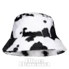 Blue Banana Fluffy Bucket Hat (Cow)