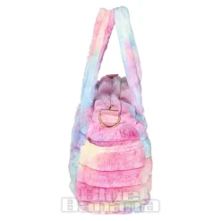 Blue Banana Fluffy Kawaii Handbag (Pink/Yellow)