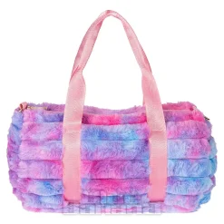 Blue Banana Fluffy Kawaii Handbag (Blue)