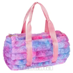 Blue Banana Fluffy Kawaii Handbag (Blue)