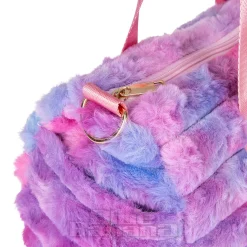 Blue Banana Fluffy Kawaii Handbag (Blue)
