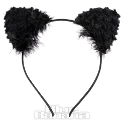 Blue Banana Full Ears Headband (Black)