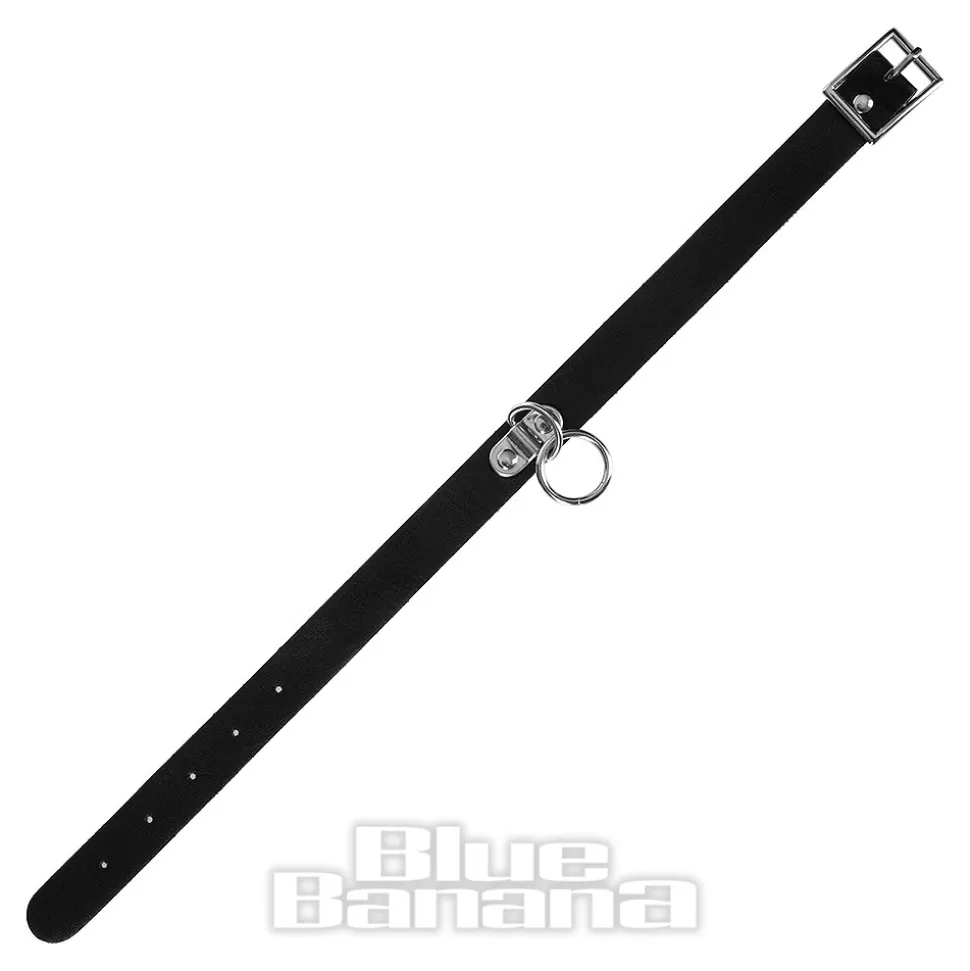 Blue Banana Hanging Ring Choker (Black)