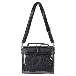 Blue Banana Hearts & Bow Handbag (Black)