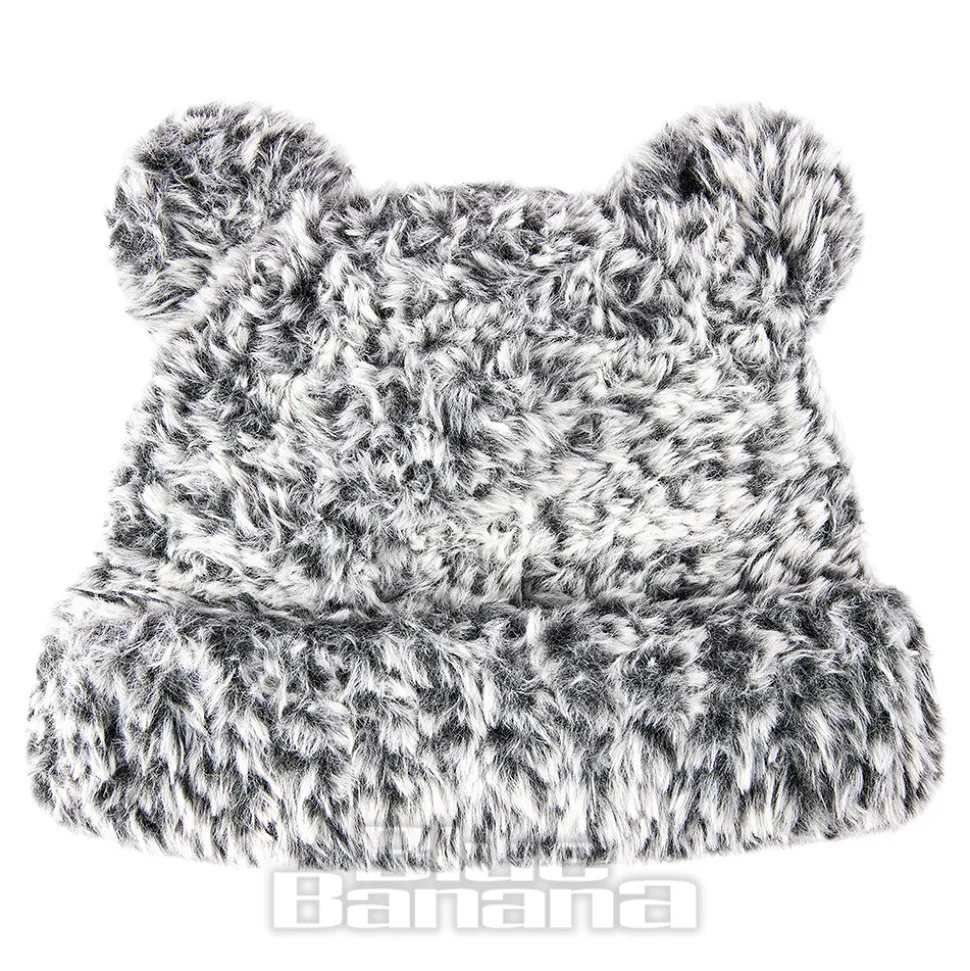 Blue Banana Knitted Ears Hat (Grey)