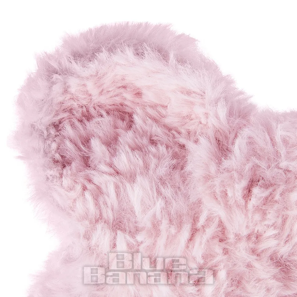 Blue Banana Knitted Ears Hat (Pastel Pink)