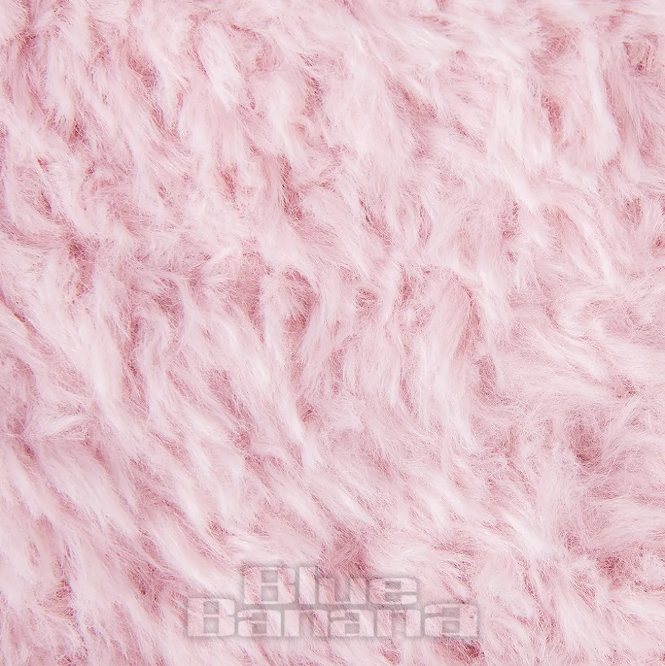 Blue Banana Knitted Ears Hat (Pastel Pink)