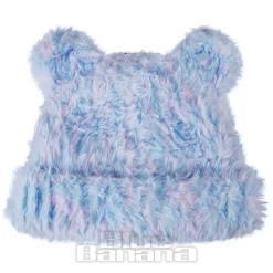 Blue Banana Knitted Ears Hat (Pink/Blue)