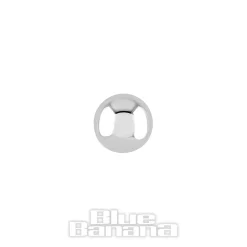 Blue Banana 14K White Gold Ball Threadless Top (White Gold)