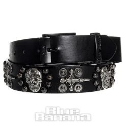 Blue Banana Large Skull & Dagger Belt
