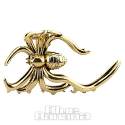 Blue Banana Large Spider Hair Clip (Antique Gold)