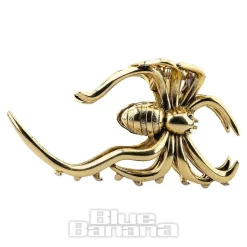 Blue Banana Large Spider Hair Clip (Antique Gold)