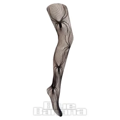 Blue Banana Large Spider Tights (Black)