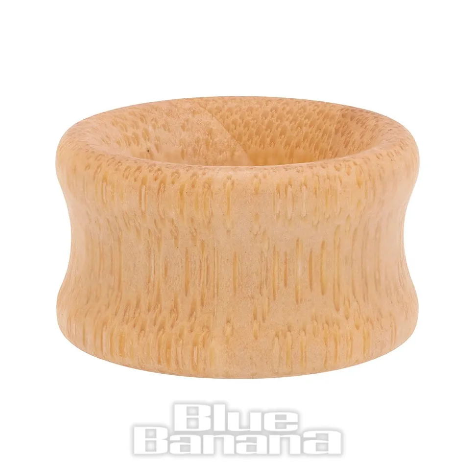 Blue Banana Light Beech Wood Flesh Tunnel 8-25mm (Brown)