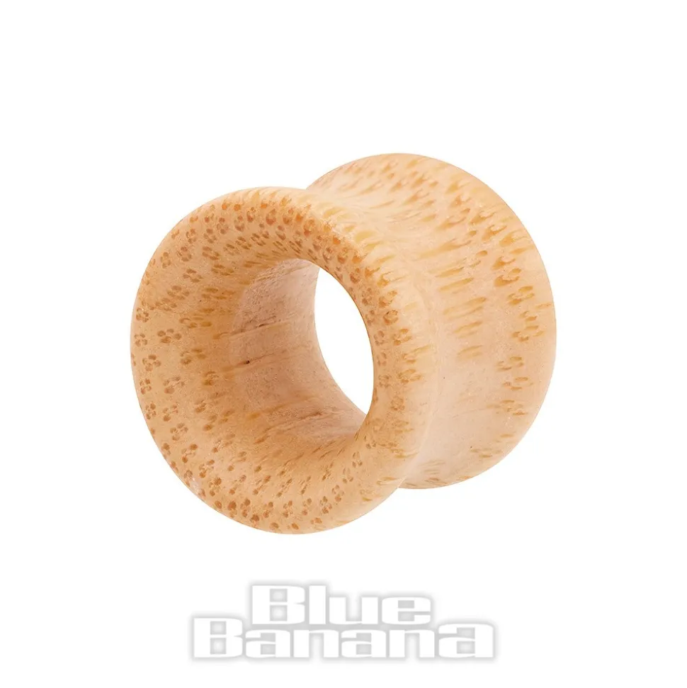 Blue Banana Light Beech Wood Flesh Tunnel 8-25mm (Brown)