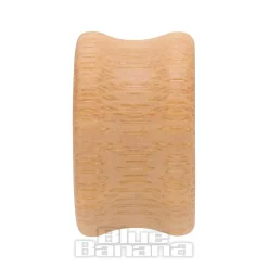 Blue Banana Light Beech Wood Flesh Tunnel 8-25mm (Brown)