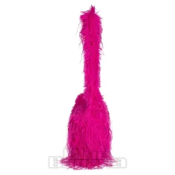 Blue Banana Long Fur Bag (Hot Pink)