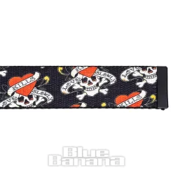 Blue Banana Love Kills Belt (Black)