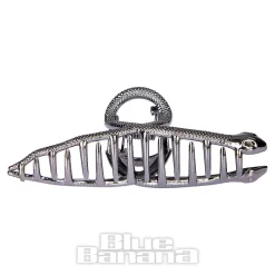 Blue Banana Mini Snake Hair Clip (Black)